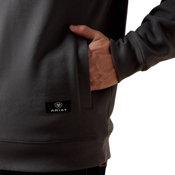 10079647 Ariat Men's Core 1/4 Zip Sweatshirt - Dark Shadow