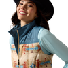 10079781 Ariat Women's REAL Crius Vest - Sonoma Southwest Print
