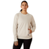 10079783 Ariat Women's Rebar Lightweight Fleece Sweatshirt - Silver Grey Heather