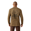 10079864 Ariat Men's Rebar Cotton Strong Hardhead T-Shirt - Canteen