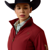 10079873 Ariat Women's Logo Softshell Jacket - Syrah