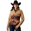 10079881 Ariat Women's Logo Softshell Jacket - Lone Ranger Print