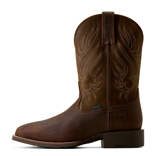 10080269 Ariat Men's Sport Riggs Waterproof Wide Square Toe Cowboy Boot - Copper Kettle