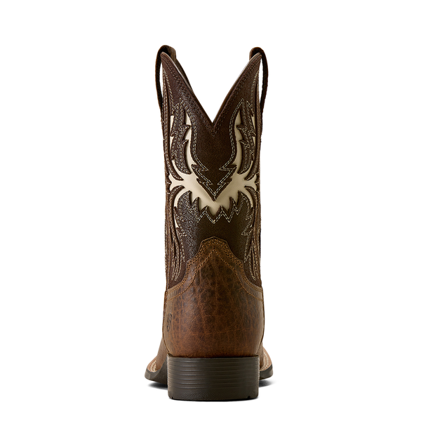 10080273 Ariat Youth Driftwood Wide Square Toe Western Boot - Earth