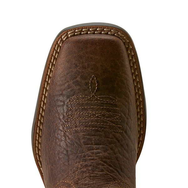 10080273 Ariat Youth Driftwood Wide Square Toe Western Boot - Earth