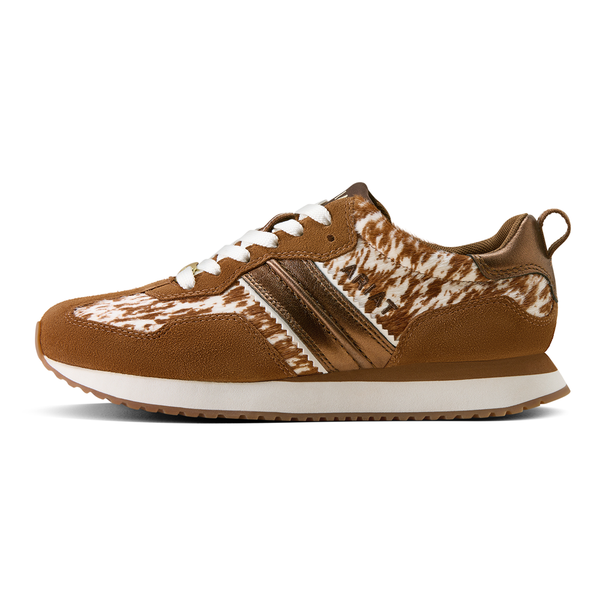 10080385 Ariat Women's Ranch Runner Shoe - Chestnut Suede
