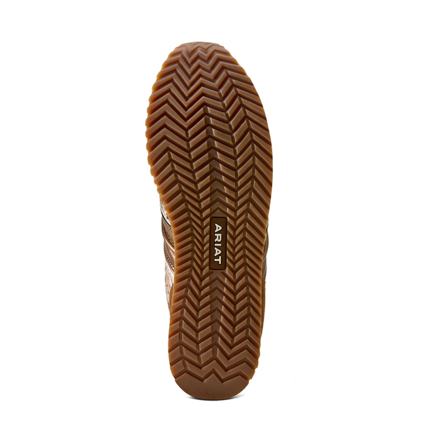 10080385 Ariat Women's Ranch Runner Shoe - Chestnut Suede