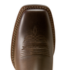 10080408 Ariat Women's Round Up Filly Wide Square Toe Western Boot - Dark Cacao