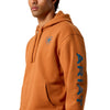 10081920 Ariat Men's Logo Hoodie - Dark Orange