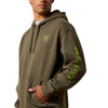 10081922 Ariat Men's Logo Hoodie - Grape Leaf