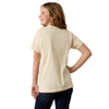 10082173 Ariat Girls' Rodeo Darlin Short Sleeve T-Shirt - Natural