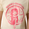 10082173 Ariat Girls' Rodeo Darlin Short Sleeve T-Shirt - Natural