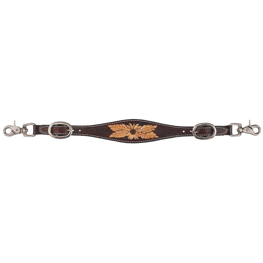 1016-45-SC  Circle Y Golden Sunflower Wither Strap