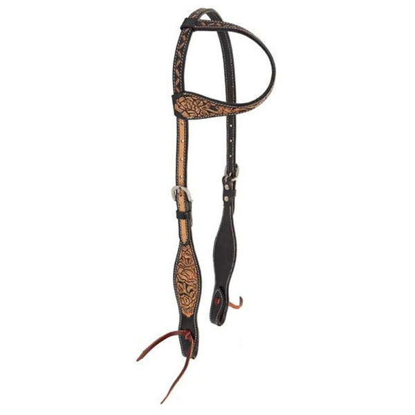 1024-15-WV Circle Y Blooming Wild One Ear Headstall