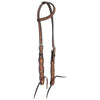 1052-17-SV Circle Y Quilted Sunflower One Ear Headstall