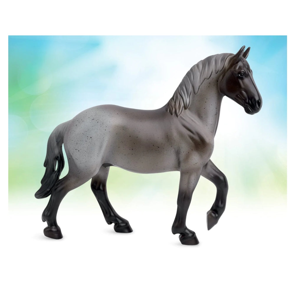 1052 Breyer Blue Roan Brabant Model Horse - Freedom Series
