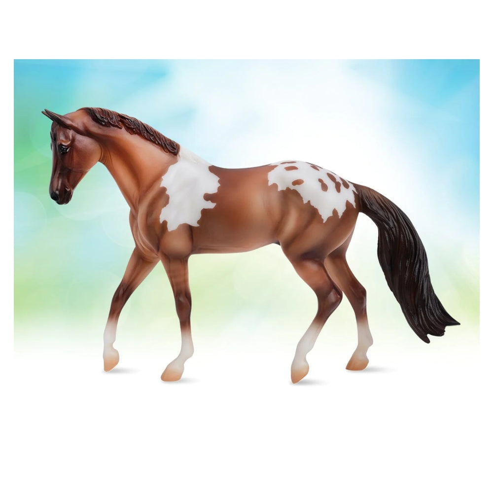 1053 Breyer Red Dun Pintaloosa Model Horse - Freedom Series