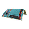 106-DD7-TQF Diamond R by Reinsman Square Fleece Pony Pad - Turquoise