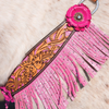 1061-21-S4 Circle Y Malibu Fringed Breast Collar