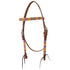 1065-10-SX Circle Y Infinity Beaded Bubblegum Browband Headstall