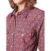 112336527 Wrangler Women's Retro Long Sleeve Shirt - True Red