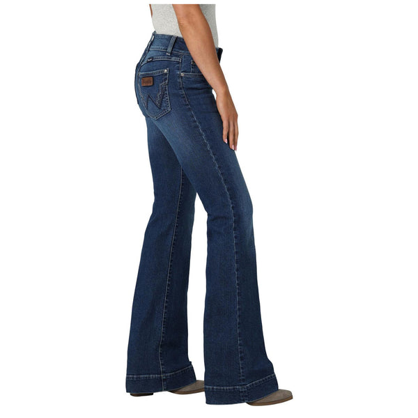 112336730 Wrangler Women's Retro Mae Mid Rise Trouser Jean - Jane