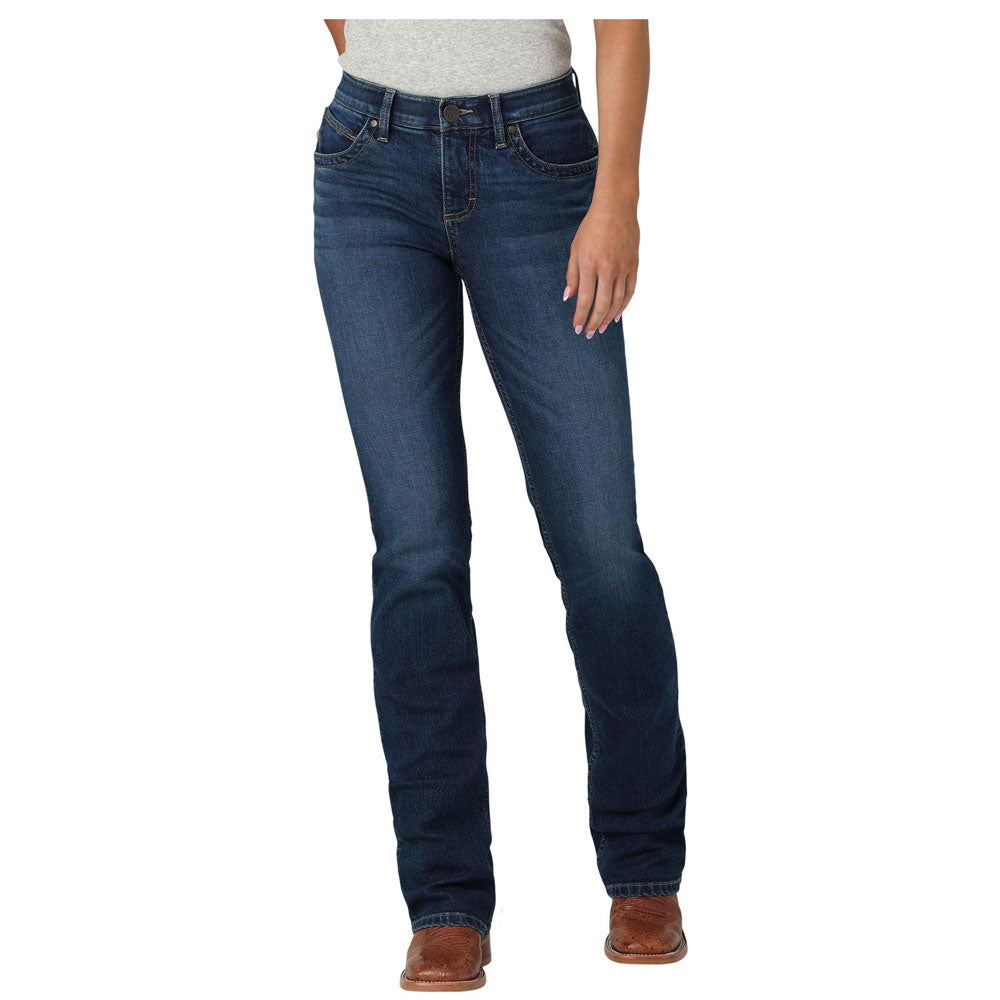112336744 Wrangler Women's Q-Baby Ultimate Riding Mid Rise Bootcut Jean - Shirley