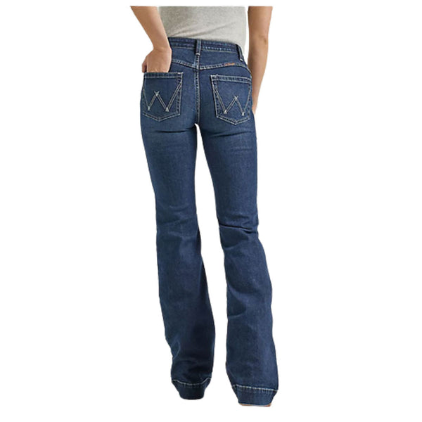 112338916 Wrangler Women's Ultimate Riding Willow Mid Rise Trouser Jean - Ellory
