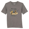 112344161 Wrangler Boys' Rodeo Nationals Short Sleeve Regular Fit T-Shirt - Pewter