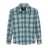 112344414 Wrangler Boys Wrinkle Resist Long Sleeve Snap Shirt - Turquoise