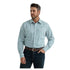 112344680 Wrangler Men's 20X Competition Advanced Comfort Classic Fit Long Sleeve Shirt - Green Rondel