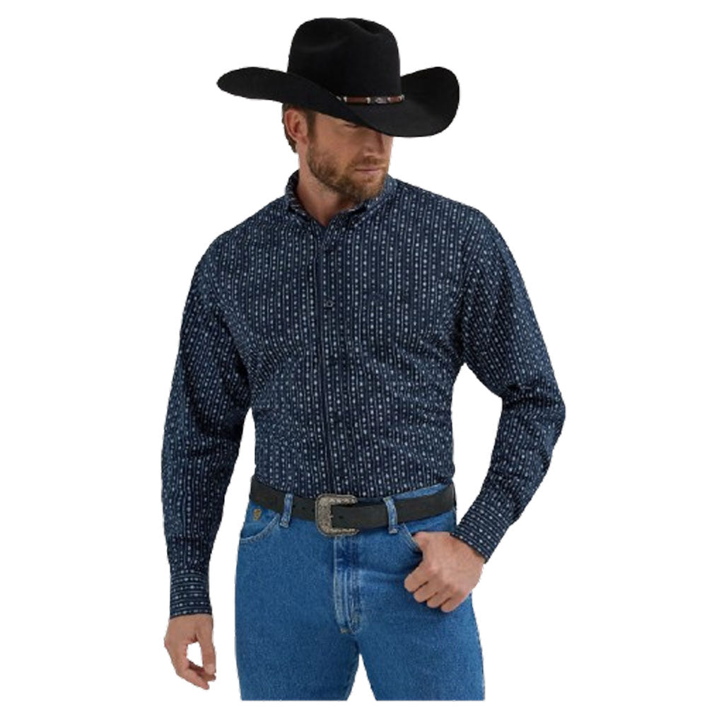 george strait dress shirts Wrangler Men's Collection Wine Button Up Shirt 112369627 and wrinkle Men's Wrangler Lichen George Strait