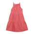112365063 Wrangler Girls Western Tiered Dress - Red