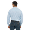 112365390 Wrangler 20X Men's Competition Advanced Comfort Classic Fit Long Sleeve Shirt - Turquoise