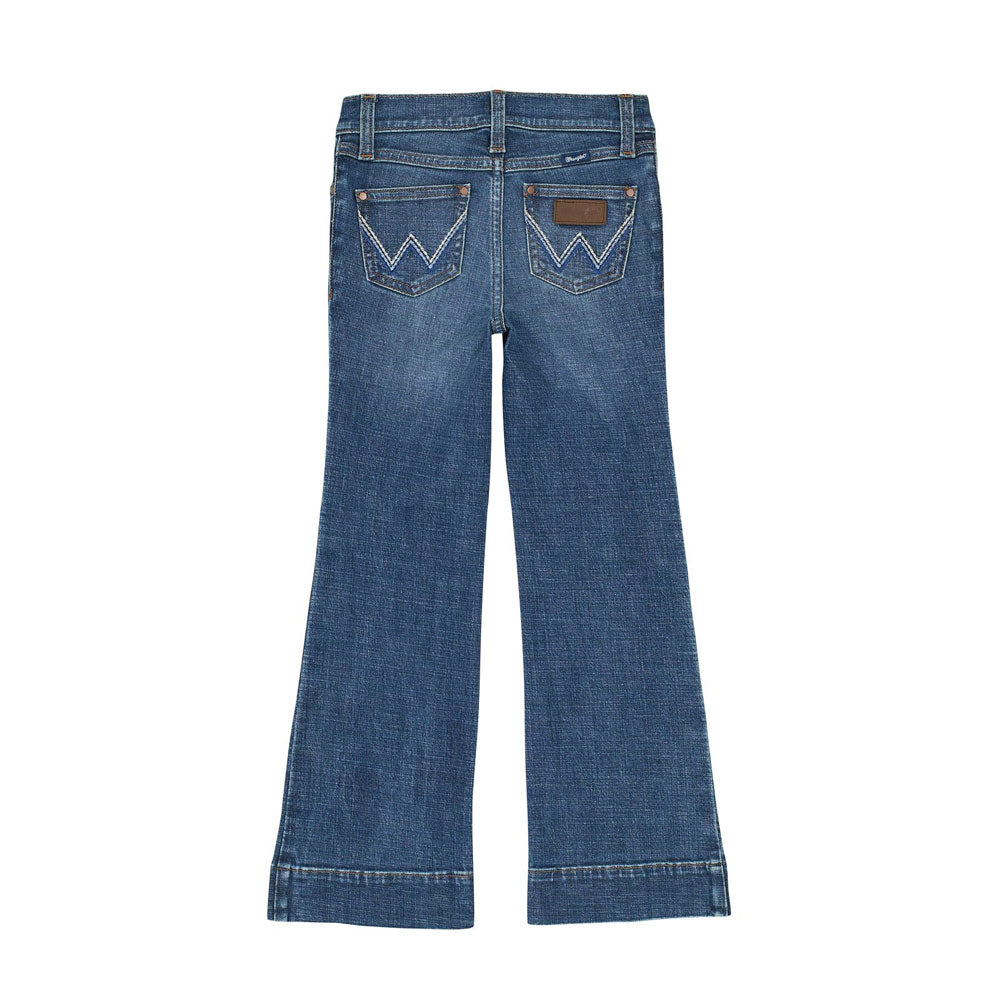 112367504 Wrangler Girls' Western Trouser Jean - Wren