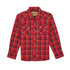 112368079 Wrangler Boys' Retro Long Sleeve Snap Shirt - Red