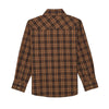 112368081 Wrangler Boys' Retro Long Sleeve Snap Shirt - Brown