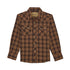 112368081 Wrangler Boys' Retro Long Sleeve Snap Shirt - Brown