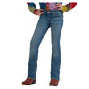 112368277 Wrangler X Lainey Wilson Girls Boot Hugger Jean - Wrangler Blue