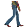 112368277 Wrangler X Lainey Wilson Girls Boot Hugger Jean - Wrangler Blue