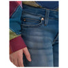 112368277 Wrangler X Lainey Wilson Girls Boot Hugger Jean - Wrangler Blue