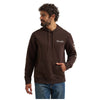 112368744 Wrangler Men's Western Regular Fit Hoodie - Mole