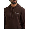 112368744 Wrangler Men's Western Regular Fit Hoodie - Mole
