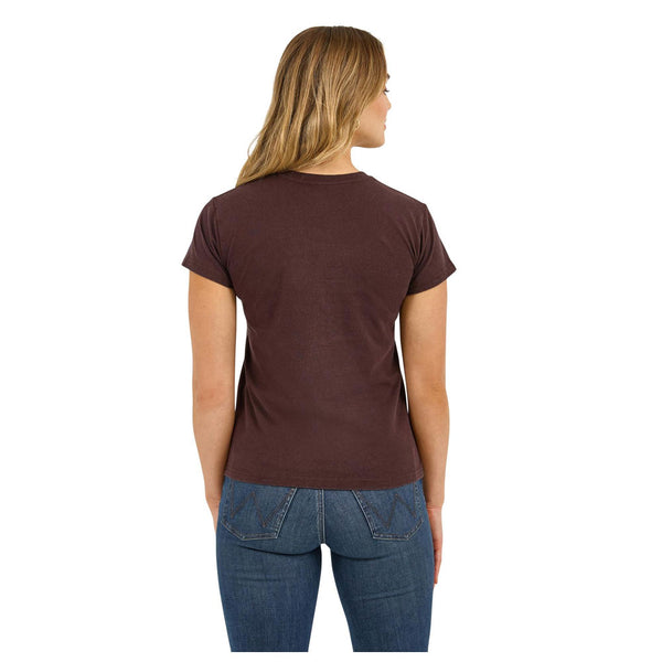 112368898 Wrangler Women's Retro Short Sleeve Regular Fit Graphic T-Shirt - Mole