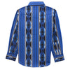 112369458 Wrangler Boys Checotah Long Sleeve Western Snap Shirt - Blue Multi