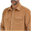 112369587 Wrangler Men's Retro Modern Fit Long Sleeve Snap Shirt - Brown