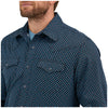 112369616 Wrangler Men's Retro Modern Fit Long Sleeve Snap Shirt - Dark Navy