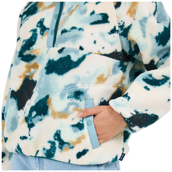 112371612 Wrangler Women's Retro Americana Sherpa Snap Pullover