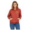 112371636 Wrangler Women's Retro Americana Zip Sweatshirt - Rust