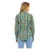 112371688 Wrangler Women's Retro Americana Long Sleeve Western Snap Shirt - Blue
